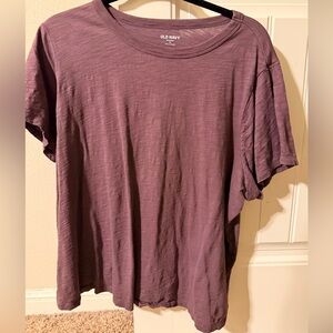 Old Navy Plum Short-Sleeve Tee